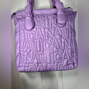 Nautica Lavender Quilted Tote Bag